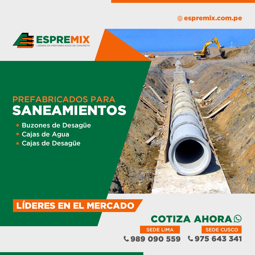 Obras Civiles Prefabricados Concreto Saneamientos Peru