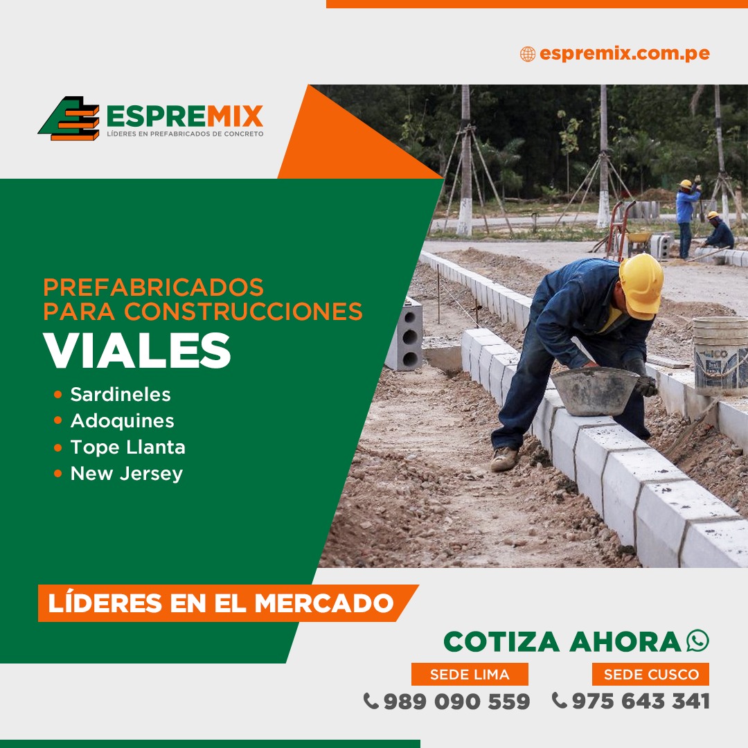 Obras Civiles Viales Prefabricados Concreto Peru