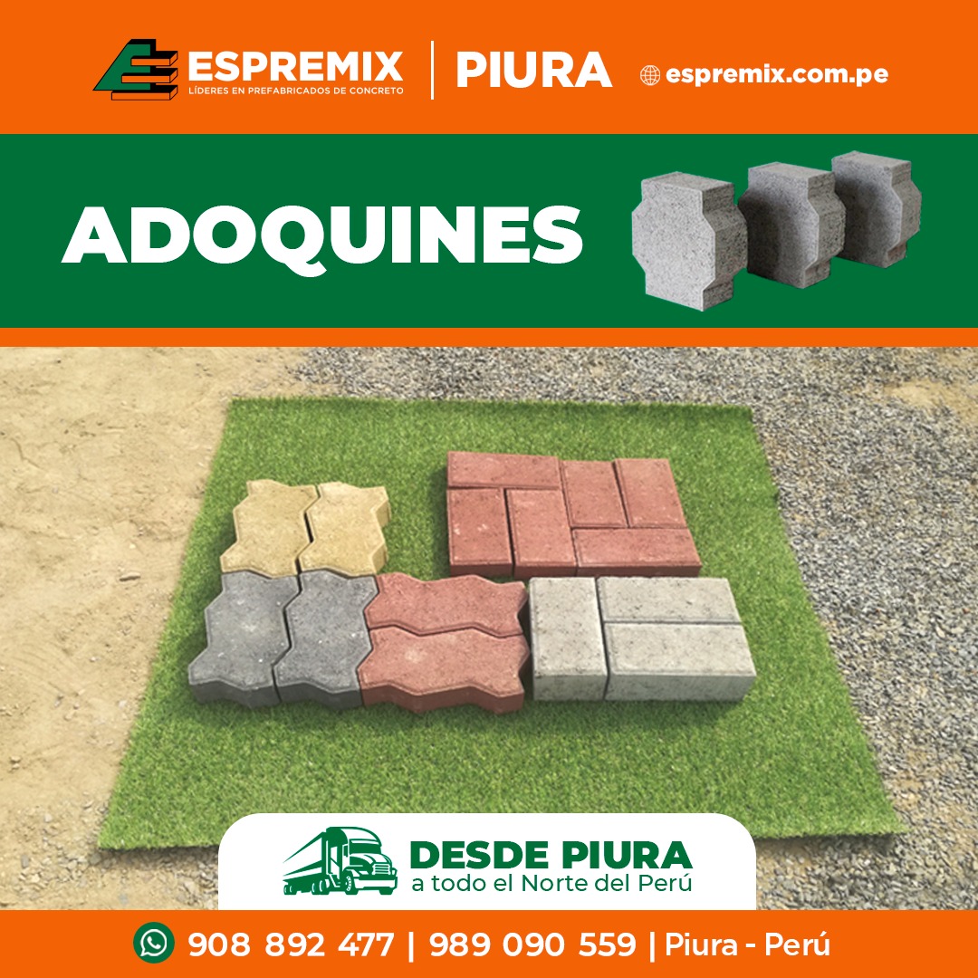 adoquines prefabricados de hormigon Piura